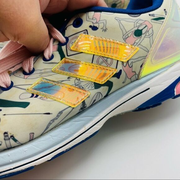 HTF - Adidas Limited Edition Mary Katrantzou Torsion Sport Patterned Sneakers - Picture 6 of 11